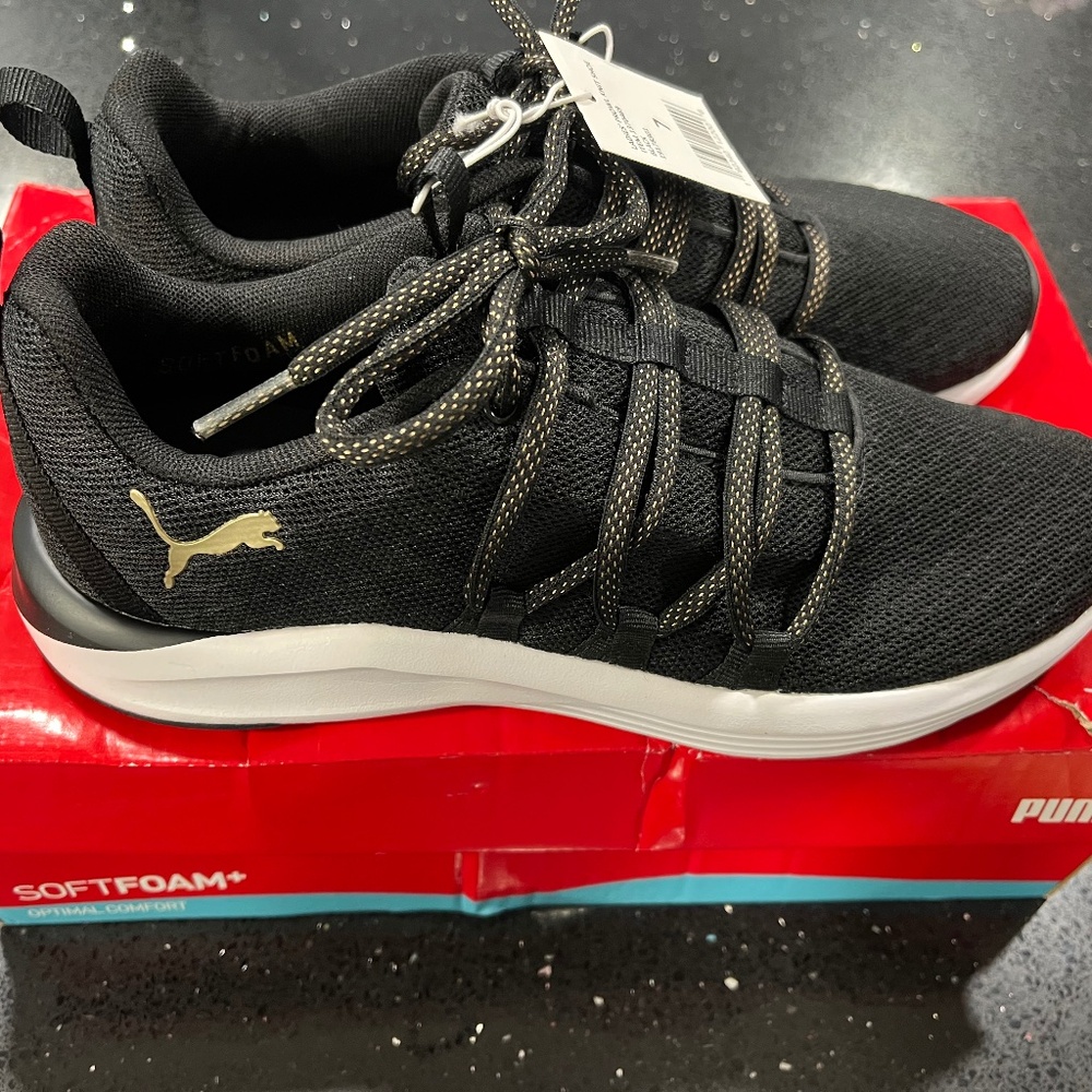 Puma women’s better foam prowl training sneakers.